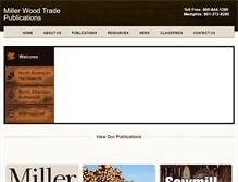 Tablet Screenshot of millerwoodtradepub.com